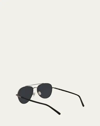 Ferragamo Men's SF316S Prisma Metal Aviator Sunglasses | Thumbnail 3