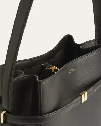 TOTEME Belted Napa Leather Bucket Bag | Thumbnail 5 TOTEME Belted Napa Leather Bucket Bag | Thumbnail 5