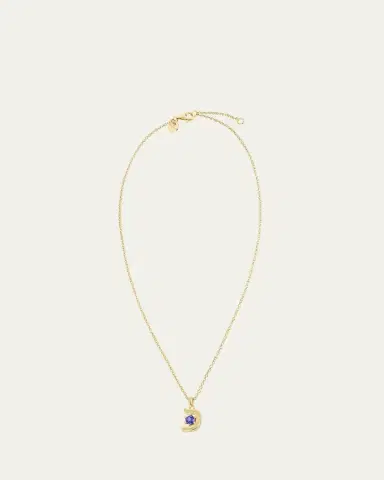 Procaccia Jewelry 18K Gold Hebrew KHAF Initial Necklace | Thumbnail 3