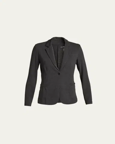 MAJESTIC FILATURES French Terry One-Button Blazer | Thumbnail 5 MAJESTIC FILATURES French Terry One-Button Blazer | Thumbnail 5