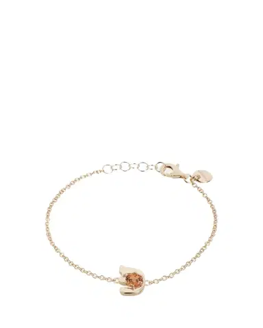 Procaccia Jewelry 18K Gold Hebrew PEH Initial Bracelet | Thumbnail 1