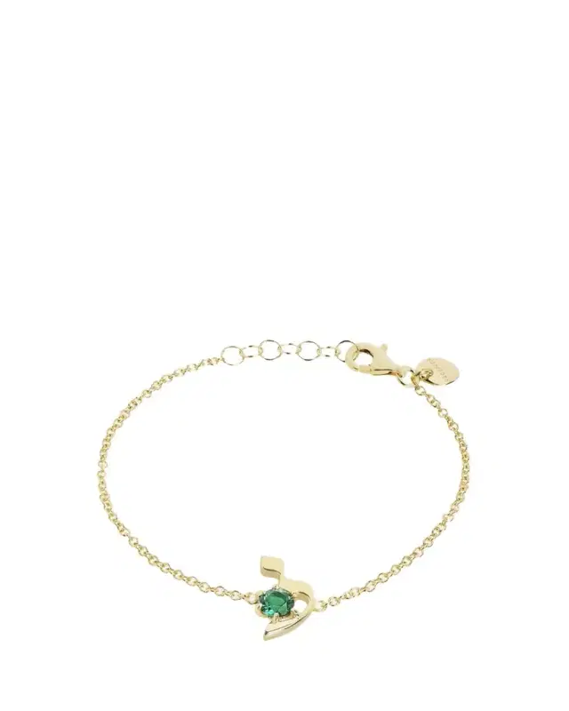 Procaccia Jewelry 18K Gold Hebrew LAMED Initial Bracelet