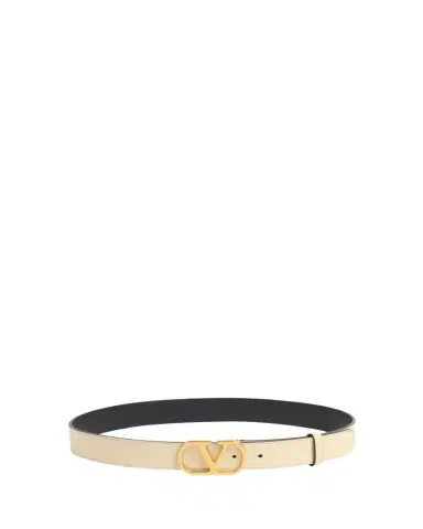 Valentino Garavani VLogo Signature Leather Belt, 30mm | Thumbnail 1