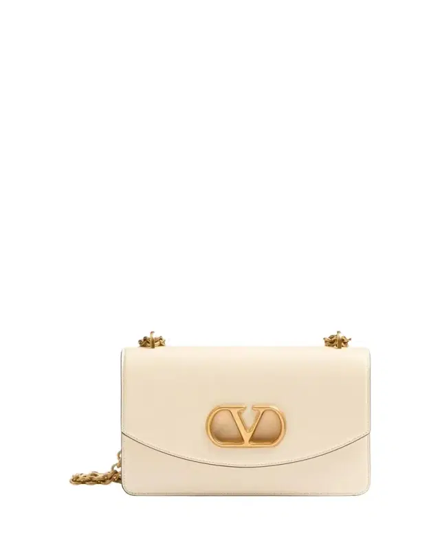 Vain Flap Leather Chain Shoulder Bag