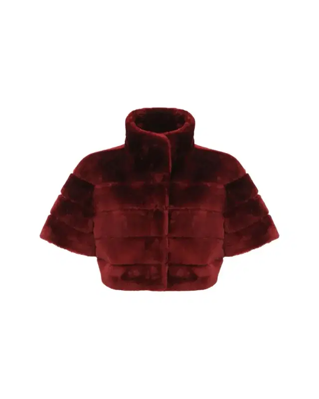 Gorski Reversible Shearling Lamb Bolero