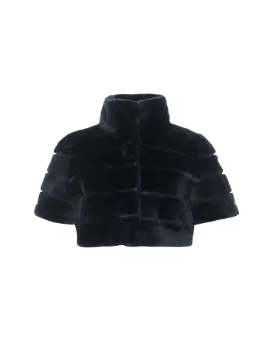 Gorski Reversible Shearling Lamb Bolero | Thumbnail 1 Gorski Reversible Shearling Lamb Bolero | Thumbnail 1