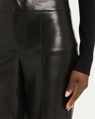 Alice + Olivia Dylan Vegan Leather Wide-Leg Pants | Thumbnail 5 Alice + Olivia Dylan Vegan Leather Wide-Leg Pants | Thumbnail 5