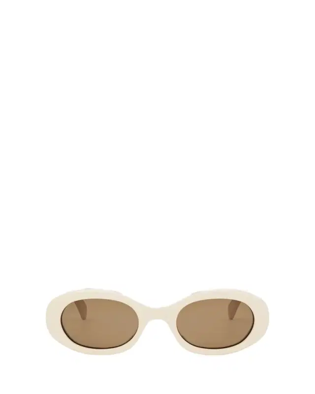 Celine Triomphe Acetate Oval Sunglasses