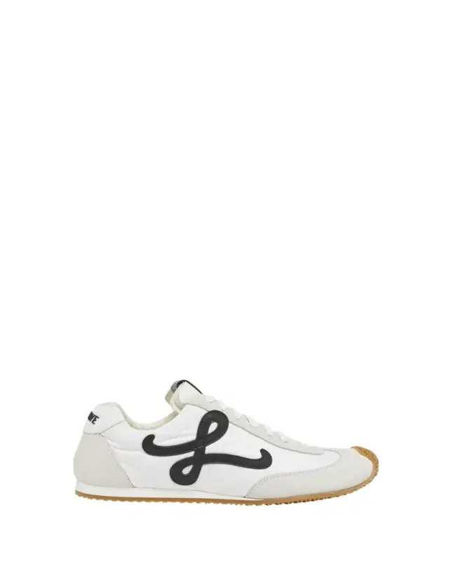 Loewe Flow Runner Suede and Leather Sneakers