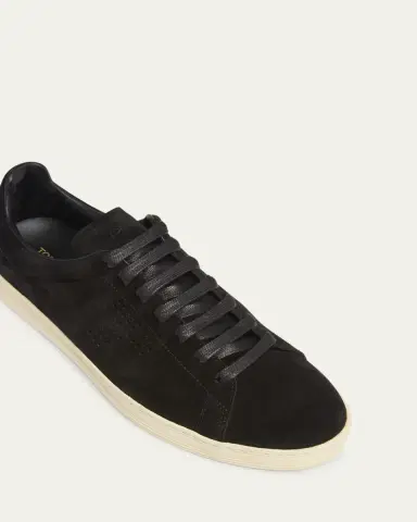 TOM FORD Men's Warwick Suede Sneakers | Thumbnail 5