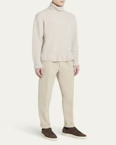 TOM FORD Men's Warwick Suede Sneakers | Thumbnail 7
