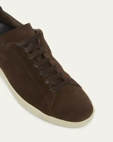 TOM FORD Men's Warwick Suede Sneakers | Thumbnail 9