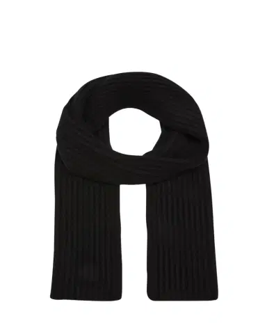 Bergdorf Goodman Ribbed Cashmere Scarf | Thumbnail 1 Bergdorf Goodman Ribbed Cashmere Scarf | Thumbnail 1