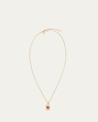 Procaccia Jewelry 18K Gold Hebrew PEH Initial Necklace | Thumbnail 3 Procaccia Jewelry 18K Gold Hebrew PEH Initial Necklace | Thumbnail 3