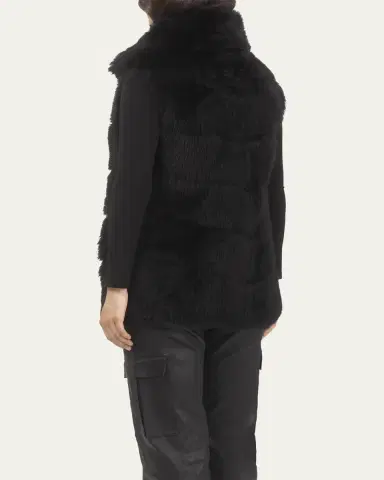 Gorski Reversible Merinillo Shearling Lamb Vest | Thumbnail 3 Gorski Reversible Merinillo Shearling Lamb Vest | Thumbnail 3
