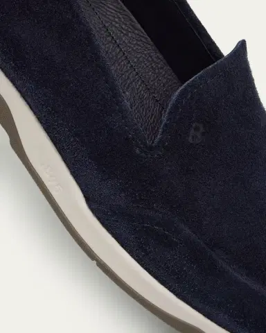 Berluti Men's Echappe Suede Slip-On Loafers | Thumbnail 3 Berluti Men's Echappe Suede Slip-On Loafers | Thumbnail 3