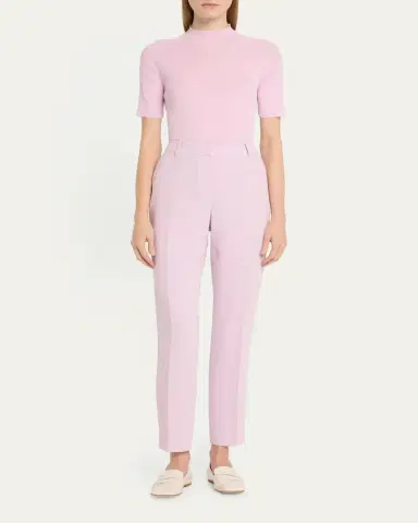Lafayette 148 New York Ribbed Mock-Neck Sweater | Thumbnail 10