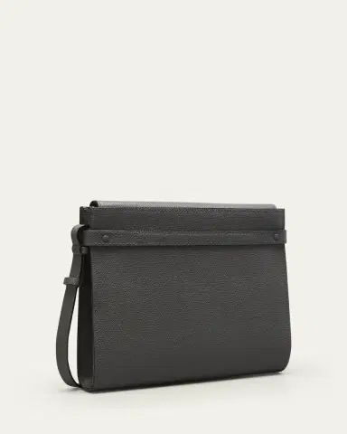 Valextra B-Tracollina Leather Shoulder Bag | Thumbnail 3 Valextra B-Tracollina Leather Shoulder Bag | Thumbnail 3