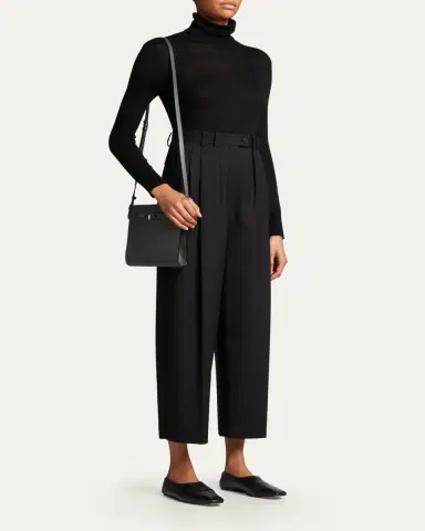 Valextra B-Tracollina Leather Shoulder Bag | Thumbnail 5 Valextra B-Tracollina Leather Shoulder Bag | Thumbnail 5