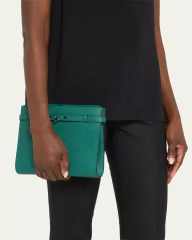 Valextra B-Tracollina Leather Shoulder Bag | Thumbnail 8 Valextra B-Tracollina Leather Shoulder Bag | Thumbnail 8