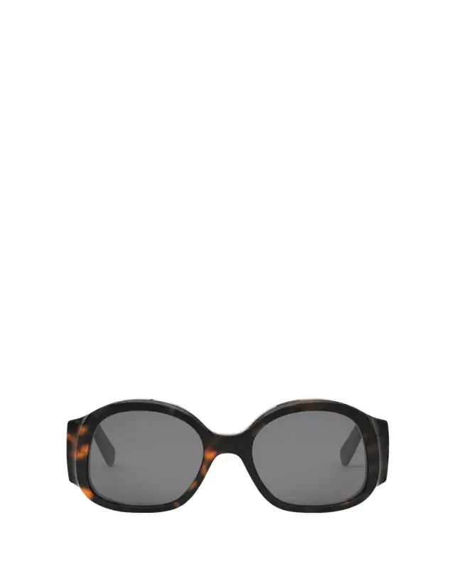 Celine Max Triomphe Round Acetate Sunglasses