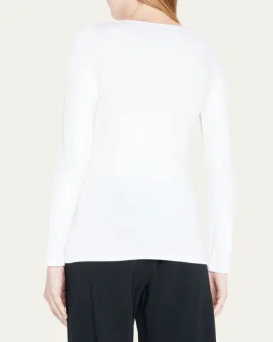 MAJESTIC FILATURES Soft Touch Marrow-Edge Long-Sleeve Top | Thumbnail 3 MAJESTIC FILATURES Soft Touch Marrow-Edge Long-Sleeve Top | Thumbnail 3