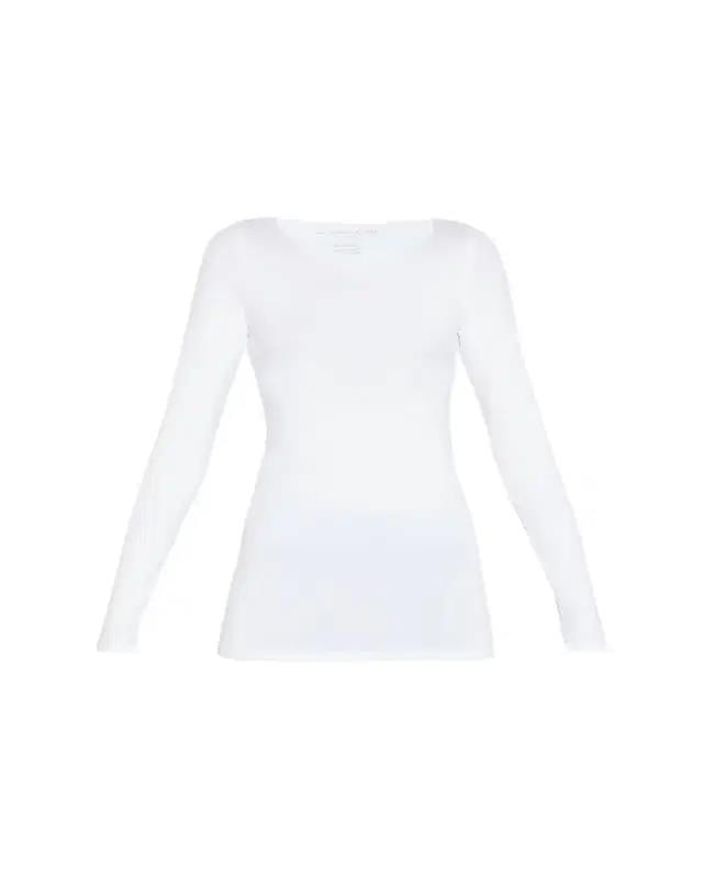 Soft Touch Marrow-Edge Long-Sleeve Top