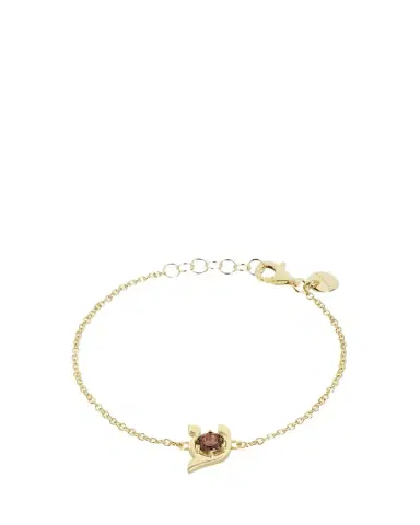 Procaccia Jewelry 18K Gold Hebrew AYN Initial Bracelet | Thumbnail 1 Procaccia Jewelry 18K Gold Hebrew AYN Initial Bracelet | Thumbnail 1