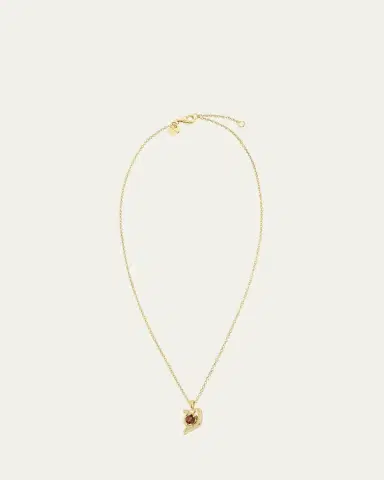 Procaccia Jewelry 18K Gold Hebrew AYN Initial Necklace | Thumbnail 6 Procaccia Jewelry 18K Gold Hebrew AYN Initial Necklace | Thumbnail 6