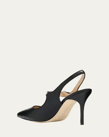 Manolo Blahnik Camparisli Leather Mary Jane Slingback Pumps | Thumbnail 4 Manolo Blahnik Camparisli Leather Mary Jane Slingback Pumps | Thumbnail 4
