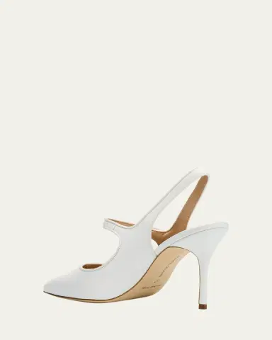 Manolo Blahnik Camparisli Leather Mary Jane Slingback Pumps | Thumbnail 8 Manolo Blahnik Camparisli Leather Mary Jane Slingback Pumps | Thumbnail 8