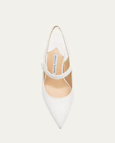 Manolo Blahnik Camparisli Leather Mary Jane Slingback Pumps | Thumbnail 9 Manolo Blahnik Camparisli Leather Mary Jane Slingback Pumps | Thumbnail 9