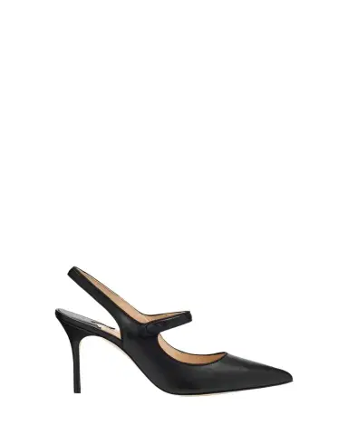 Manolo Blahnik Camparisli Leather Mary Jane Slingback Pumps | Thumbnail 1 Manolo Blahnik Camparisli Leather Mary Jane Slingback Pumps | Thumbnail 1