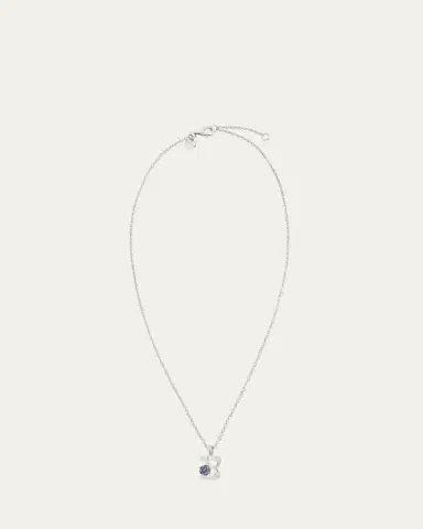 Procaccia Jewelry 18K Gold Hebrew ZADI Initial Necklace | Thumbnail 1
