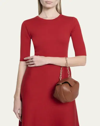 Gabriela Hearst Demi Lamb Leather Clutch Bag | Thumbnail 5 Gabriela Hearst Demi Lamb Leather Clutch Bag | Thumbnail 5