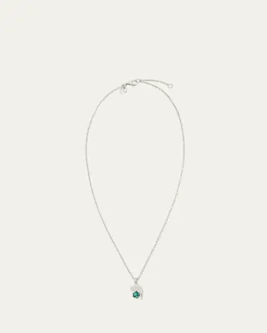 Procaccia Jewelry 18K Gold Hebrew RESH Initial Necklace | Thumbnail 1 Procaccia Jewelry 18K Gold Hebrew RESH Initial Necklace | Thumbnail 1