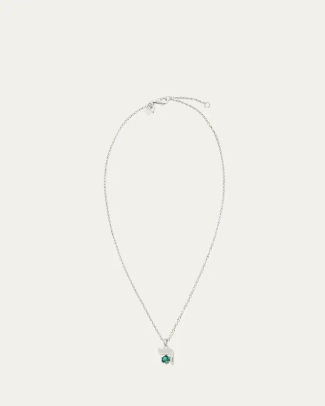Procaccia Jewelry 18K Gold Hebrew RESH Initial Necklace