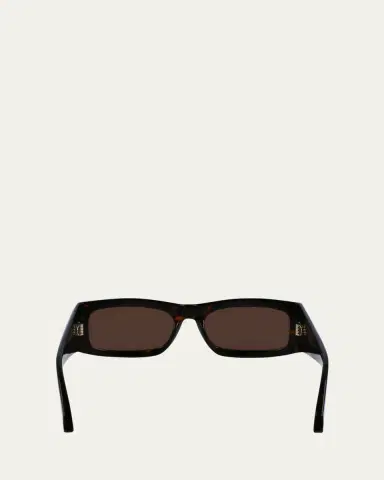 Ferragamo Men's Classic Logo Acetate Rectangle Sunglasses, 57mm | Thumbnail 5 Ferragamo Men's Classic Logo Acetate Rectangle Sunglasses, 57mm | Thumbnail 5