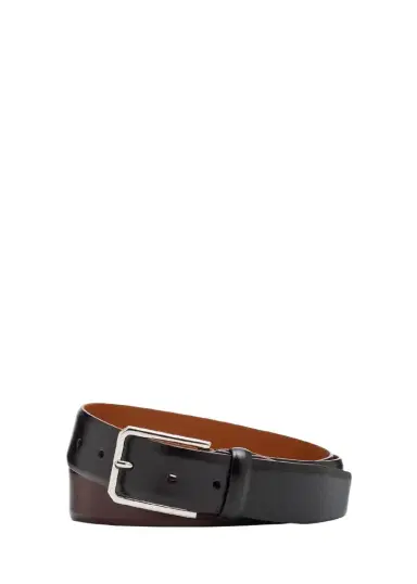 Santoni Men's Smooth Calfskin Belt | Thumbnail 1