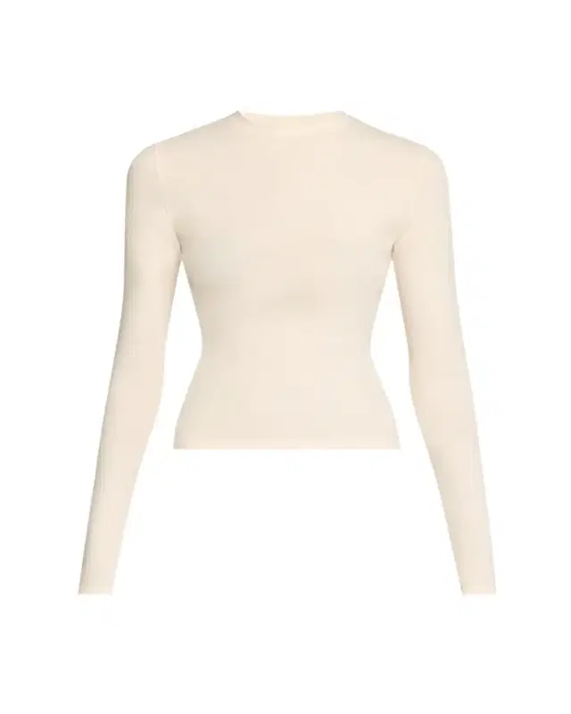 SKIMS Cotton Jersey Long-Sleeve Crewneck T-Shirt