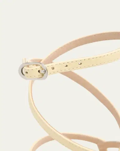 Stuart Weitzman Nudist Leather Ankle-Wrap Sandals | Thumbnail 5