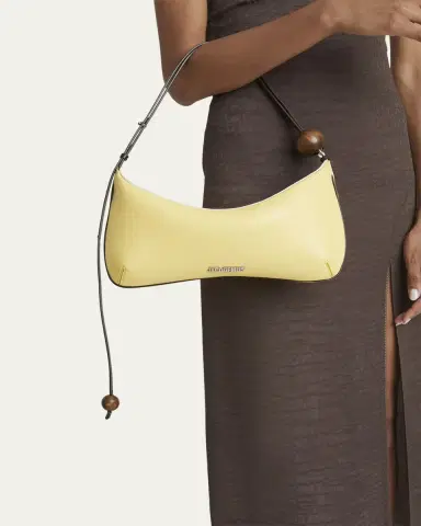 Jacquemus Le Grand Bisou Perle Leather Shoulder Bag | Thumbnail 2 Jacquemus Le Grand Bisou Perle Leather Shoulder Bag | Thumbnail 2