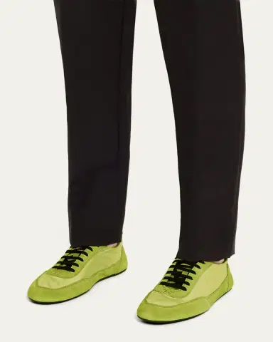 Prada Collapse Low-Top Suede Sneakers | Thumbnail 2 Prada Collapse Low-Top Suede Sneakers | Thumbnail 2