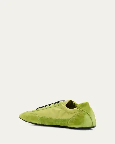 Prada Collapse Low-Top Suede Sneakers | Thumbnail 4 Prada Collapse Low-Top Suede Sneakers | Thumbnail 4
