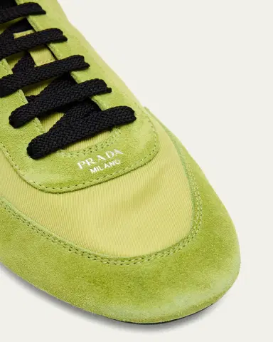 Prada Collapse Low-Top Suede Sneakers | Thumbnail 5 Prada Collapse Low-Top Suede Sneakers | Thumbnail 5