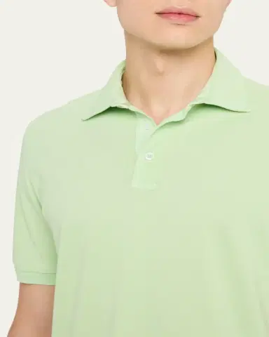 Fedeli Men's Pique Polo Shirt | Thumbnail 5