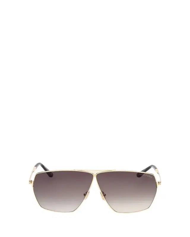 Stella Aviator Square Metal Sunglasses
