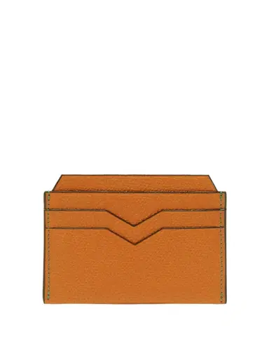 Valextra Men's V-Slot Leather Card Case | Thumbnail 1