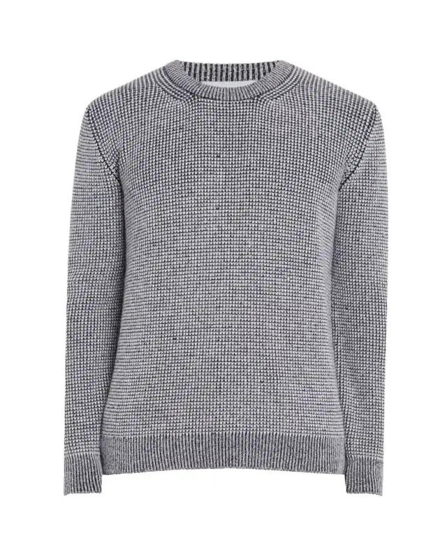 Bergdorf Goodman Men's Cashmere Novelty Knit Crewneck Sweater