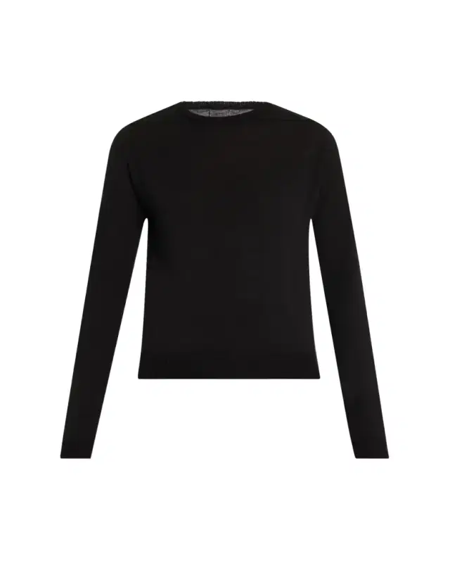 Biker Level Knit Wool Sweater
